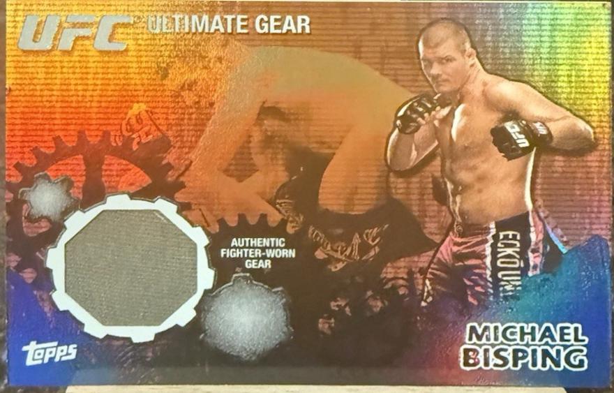 Michael Bisping 2010 Topps UFC Ultimate Gear Relics #UG-MB Onyx