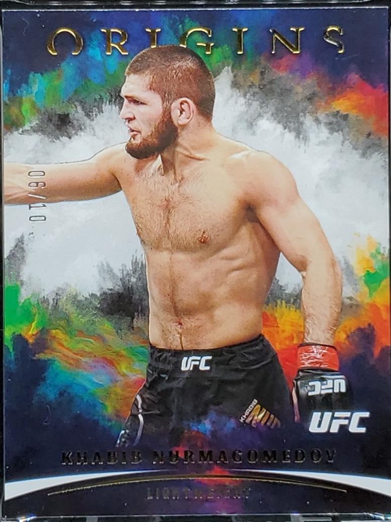 Khabib Nurmagomedov 2022 Panini Chronicles UFC Base Origins #137 Gold