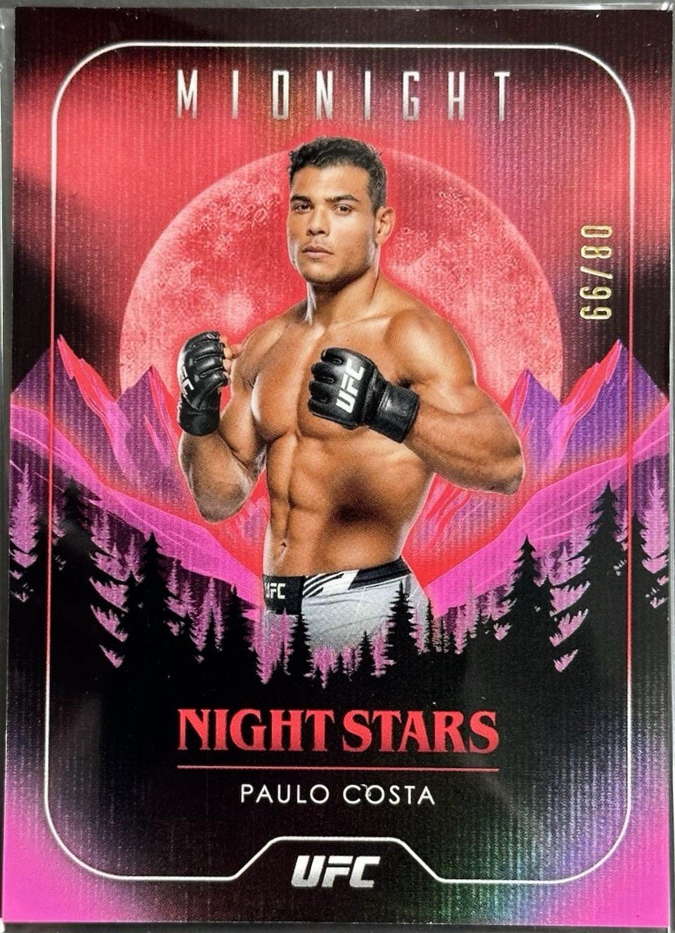 Paulo Costa 2024 Topps Midnight UFC Night Stars #NS-15 Twilight