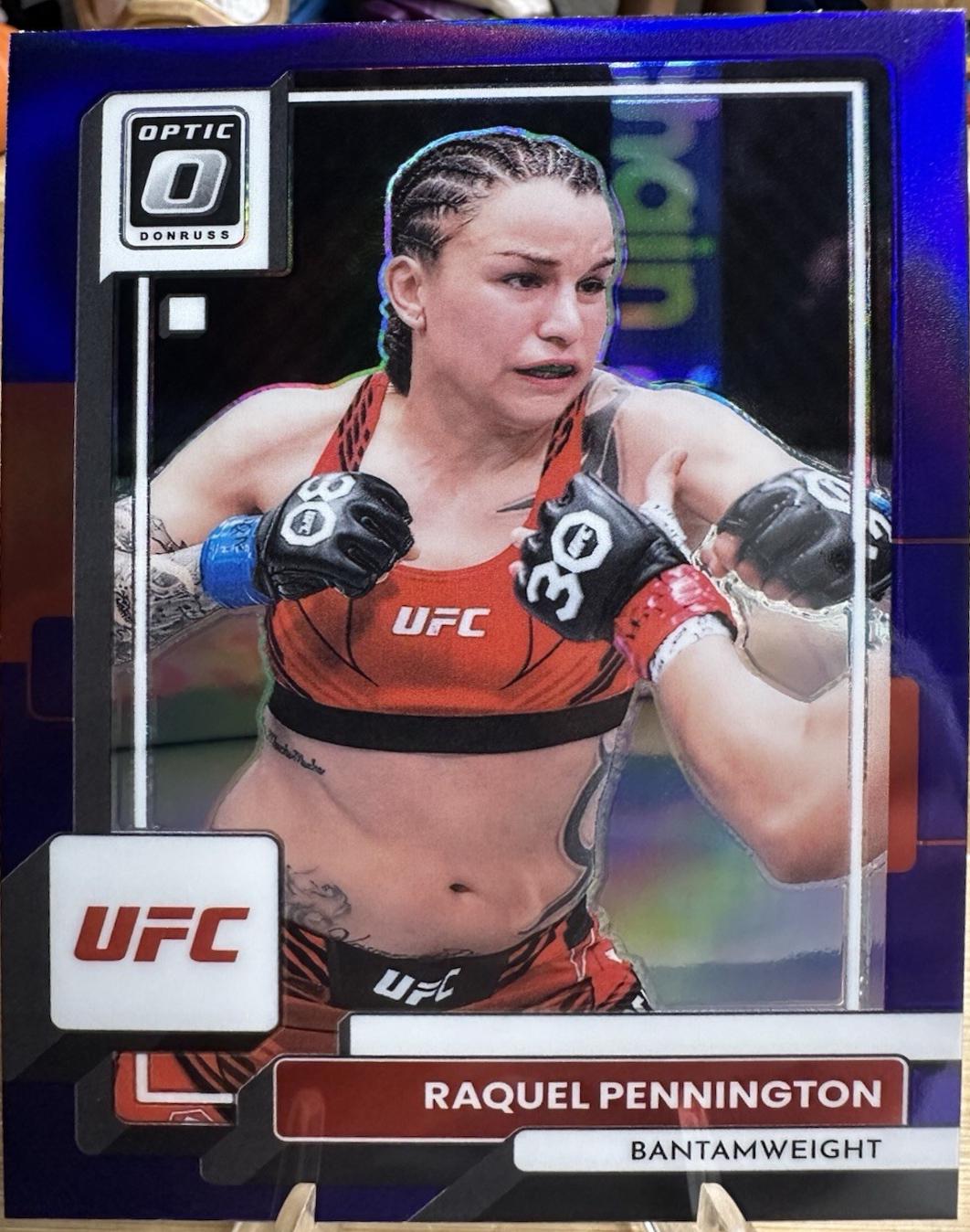 Raquel Pennington 2023 Panini Donruss Optic UFC Base #20 Purple