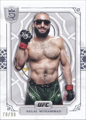 Belal Muhammad 2024 Topps Royalty UFC Base #55 Green