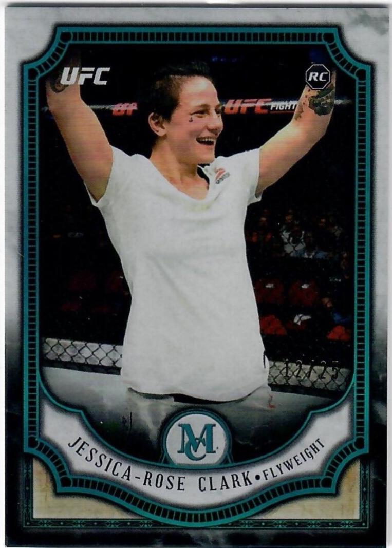 Jessica-Rose Clark 2018 Topps UFC Museum Collection Base #44 Sapphire