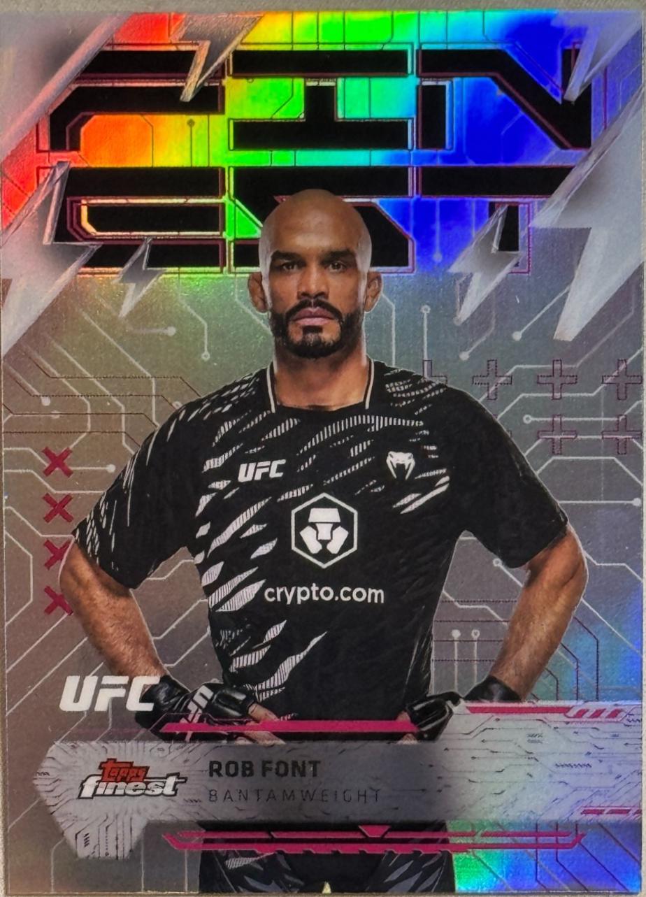 Rob Font 2025 Topps Finest UFC Base Rare #295 Refractor