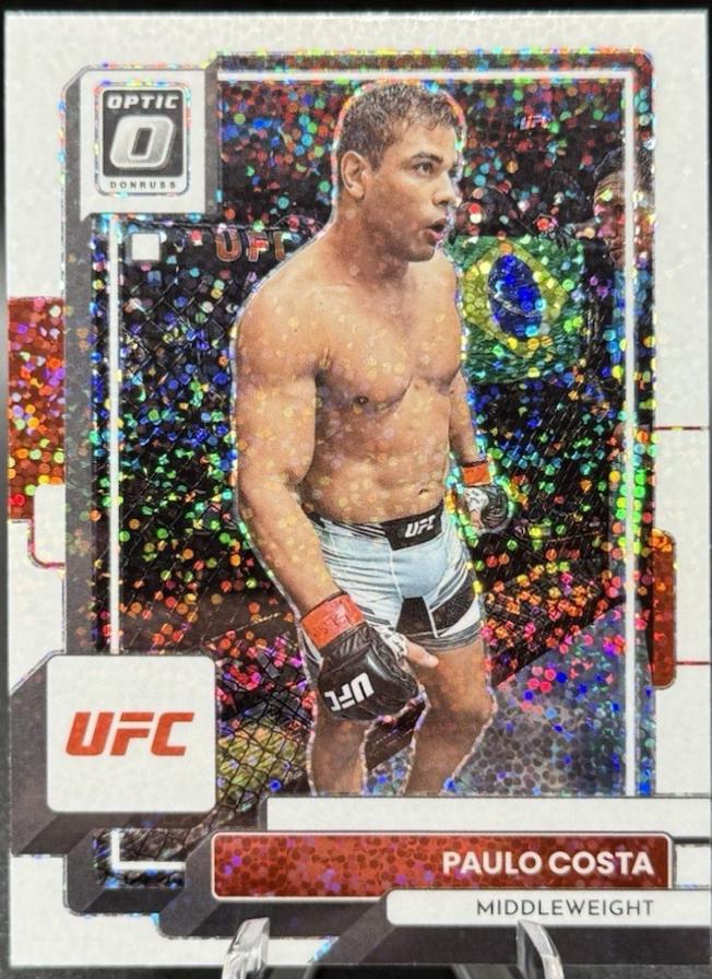 Paulo Costa 2023 Panini Donruss Optic UFC Base #72 White Sparkle