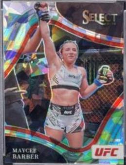 Maycee Barber 2022 Panini Select UFC Octagonside #240 Cracked Ice
