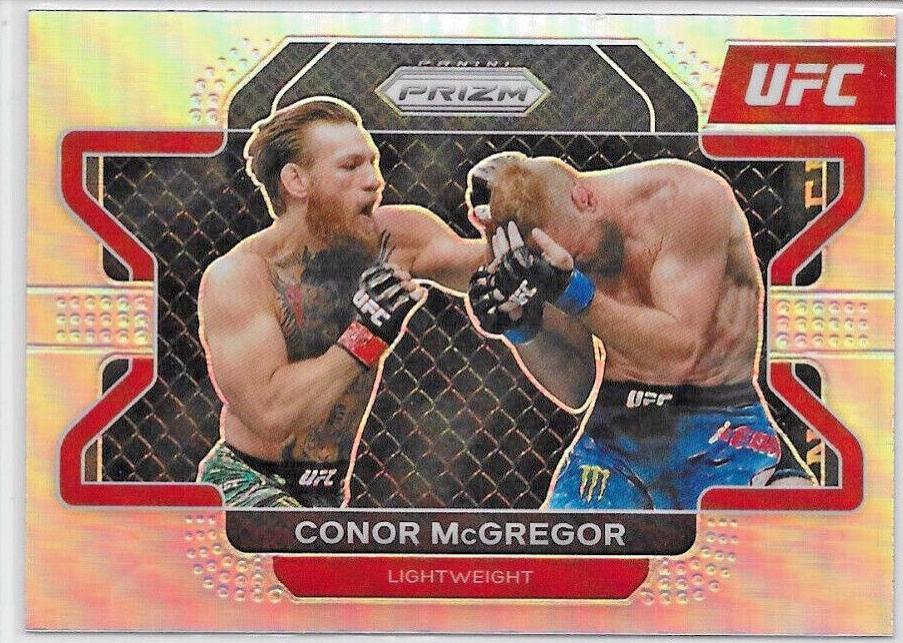 Conor McGregor 2022 Panini Prizm UFC Base #39 Silver