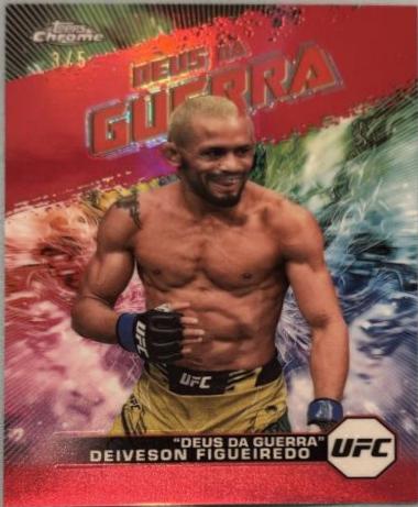 Deiveson Figueiredo 2024 Topps Chrome UFC AKA #AKA-1 Red Refractor