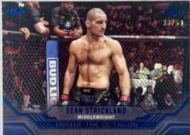 Sean Strickland 2024 Topps Knockout UFC Inside the Octagon #ITO-20 Blue