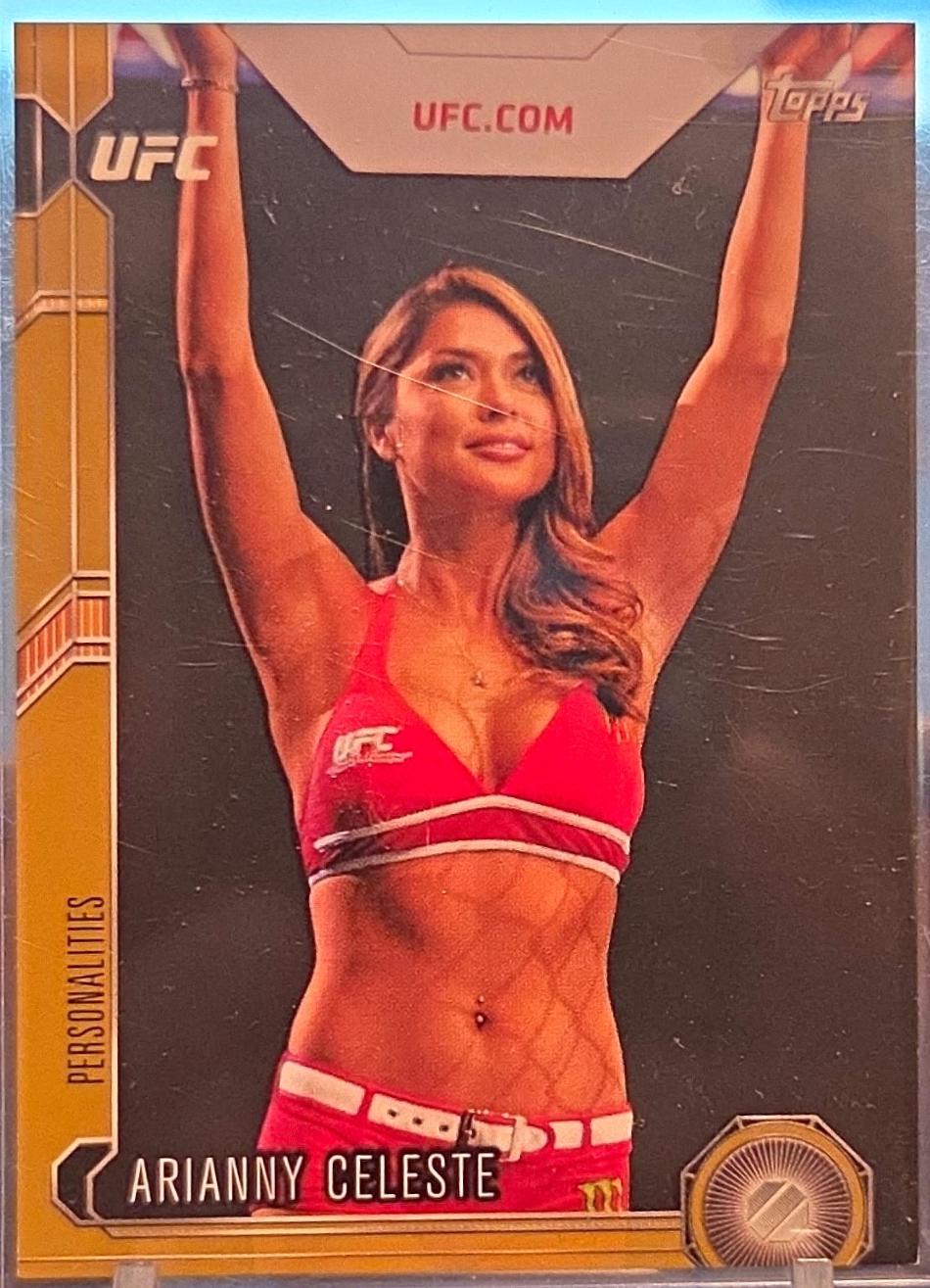 Arianny Celeste 2015 Topps UFC Chronicles Base #34 Gold