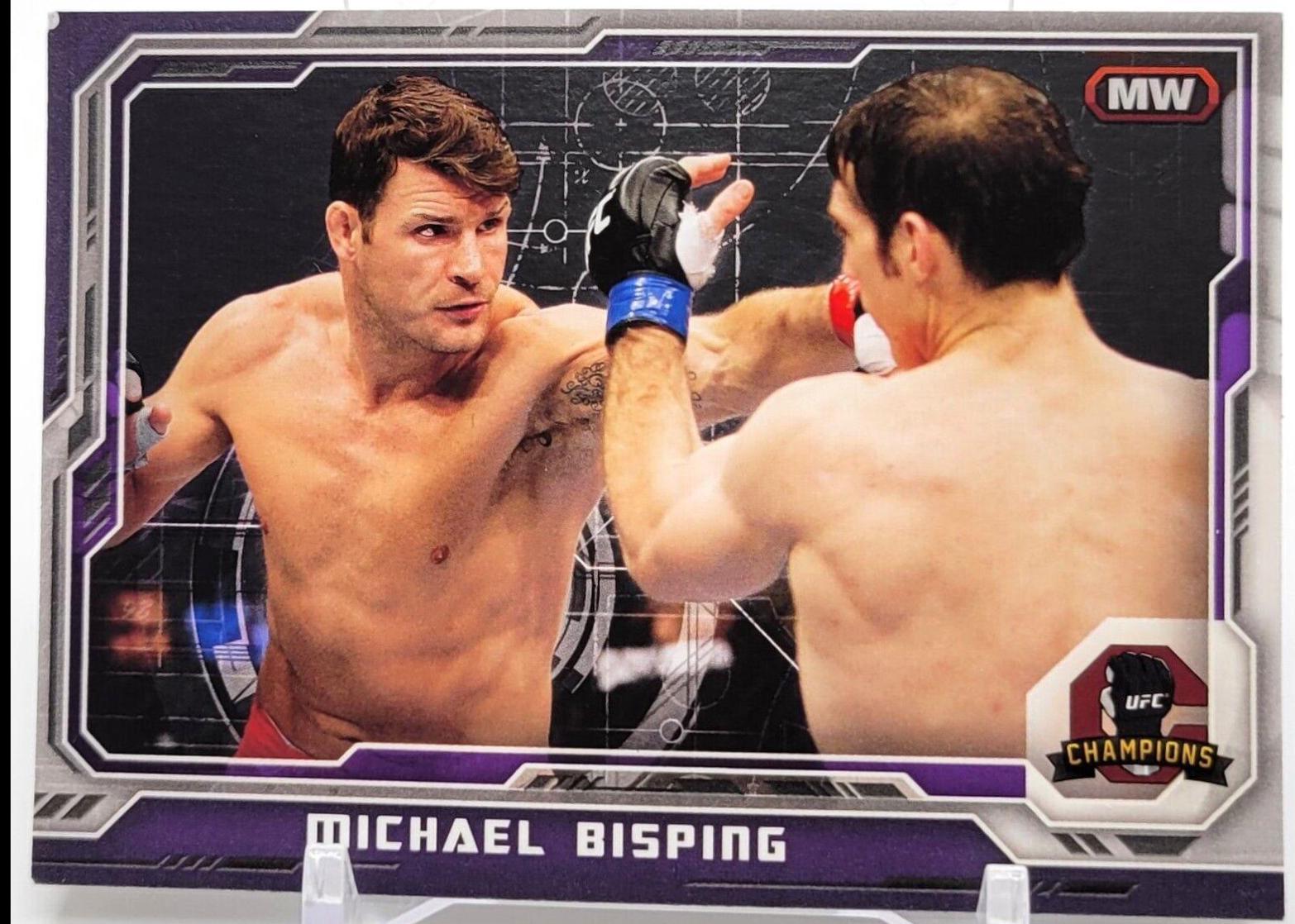 Michael Bisping 2014 Topps UFC Champions Base #55 Purple