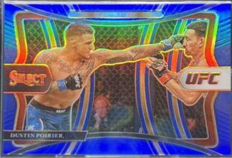 Dustin Poirier 2021 Panini Select UFC Premier Level #116 Blue