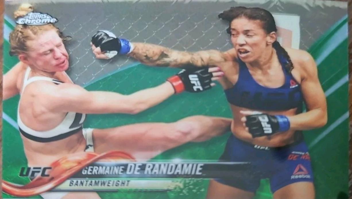 Germaine de Randamie 2018 Topps Chrome UFC Base #83 Green