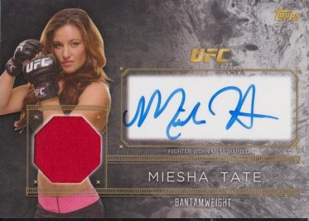 Miesha Tate 2016 Topps UFC Top of the Class Top of the Class Autograph Relic #TCAR-MT Red