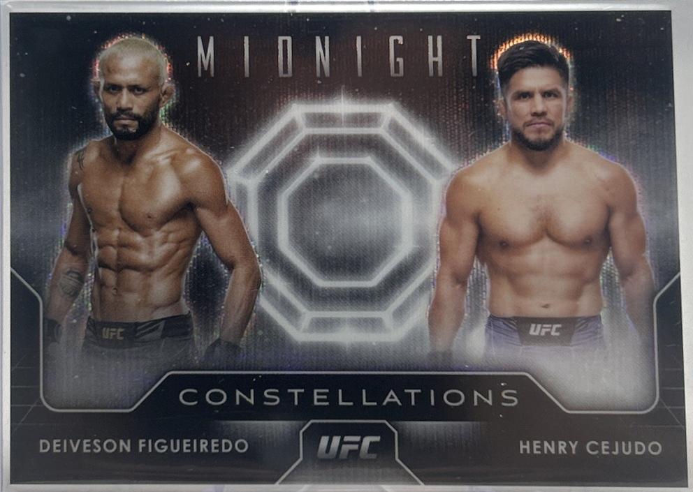 Henry Cejudo / Deiveson Figueiredo 2024 Topps Midnight UFC Constellations #CO-5 Moon Beam