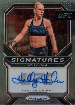 Holly Holm 2021 Panini Prizm UFC Signatures #5 Black