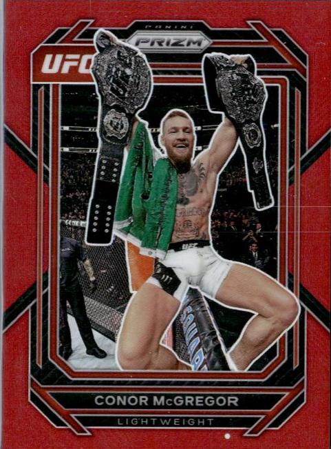 Conor McGregor 2023 Panini Prizm UFC Base #125 Red