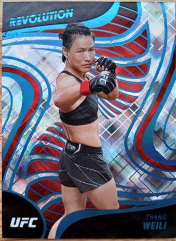 Zhang Weili 2023 Panini Chronicles UFC Revolution #21 Cosmic