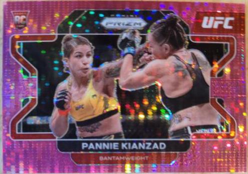 Pannie Kianzad 2022 Panini Prizm UFC Base #58 Pink Pulsar