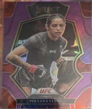 Polyana Viana 2023 Panini Select UFC Premier Level #169 Purple