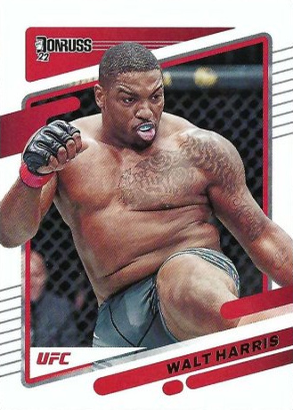Walt Harris 2022 Panini Donruss UFC Base #187 Red