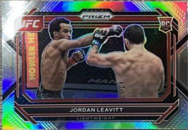 Jordan Leavitt 2023 Panini Prizm UFC Base #84 Silver