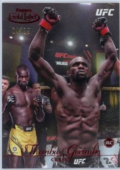 Themba Gorimbo 2024 Topps Gold Label UFC Base Class III #7 Red