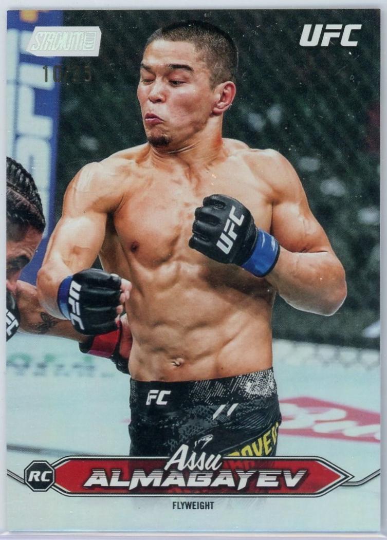 Assu Almabayev 2025 Topps Stadium Club UFC Base #116 Rainbow