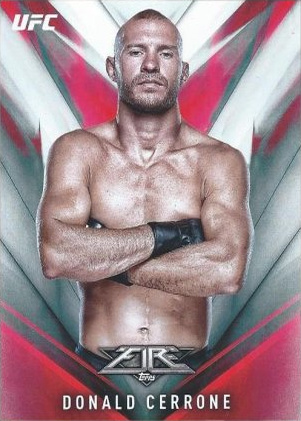 Donald Cerrone 2017 Topps UFC Fire Base #44 Inferno