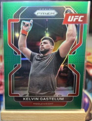 Kelvin Gastelum 2022 Panini Prizm UFC Base #176 Green