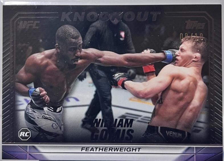 William Gomis 2024 Topps Knockout UFC Base #100 Black