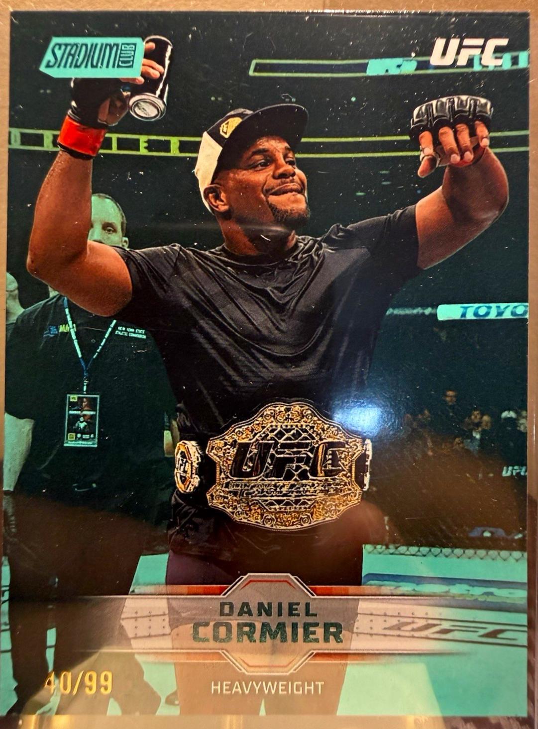 Daniel Cormier 2026 Topps Stadium Club UFC Base #59 Turquoise