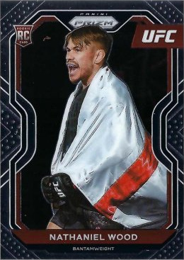 Nathaniel Wood 2021 Panini Prizm UFC Base #39 Black
