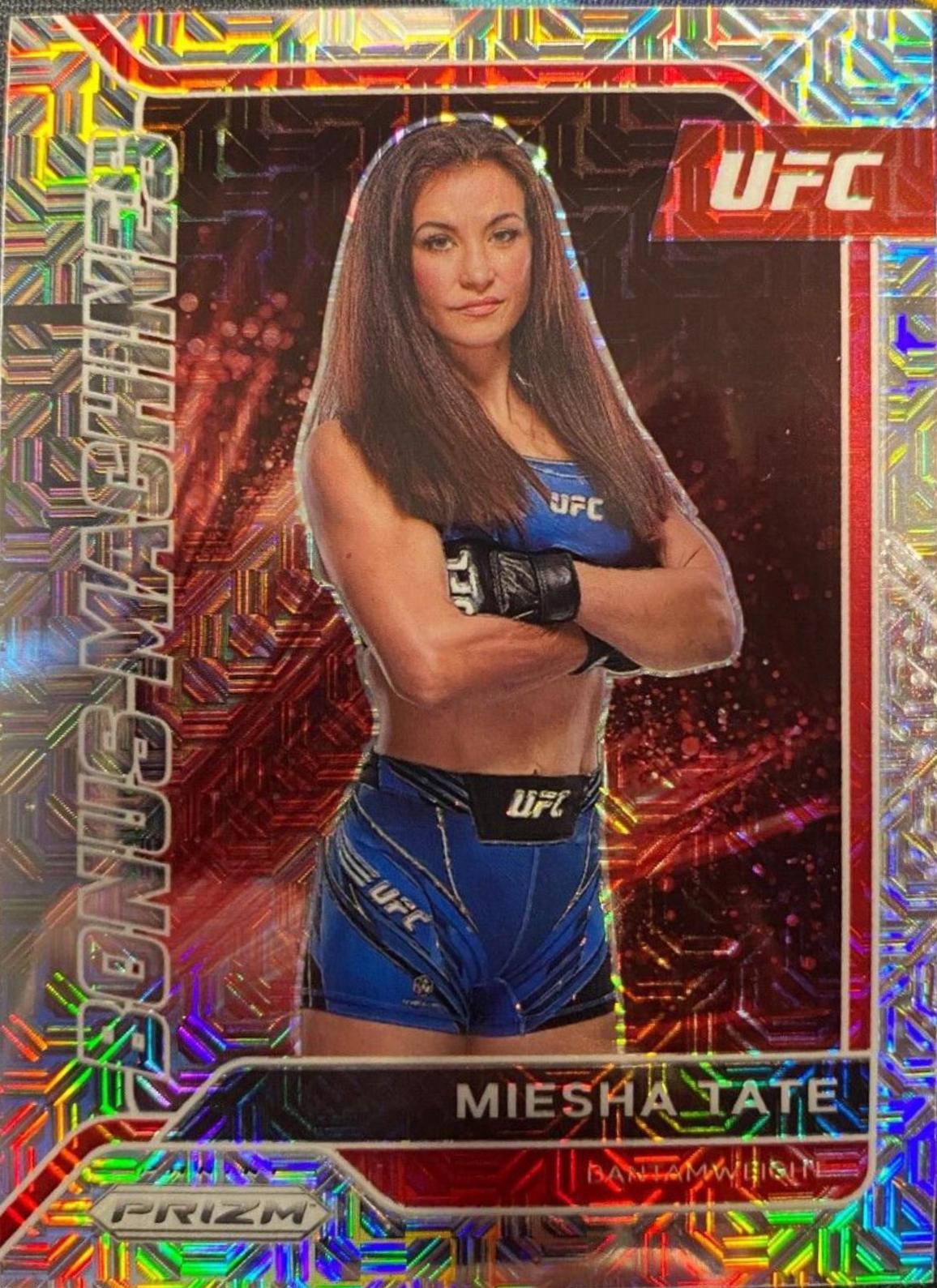 Miesha Tate 2022 Panini Prizm UFC Bonus Machines #12 Mojo