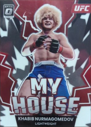 Khabib Nurmagomedov 2023 Panini Donruss Optic UFC My House #2 Gold