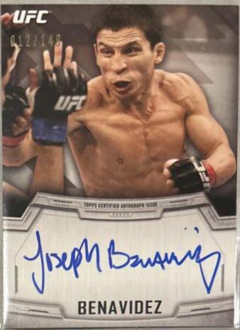 Joseph Benavidez 2014 Topps UFC Knockout Autographs #KA-JBE Red Ink
