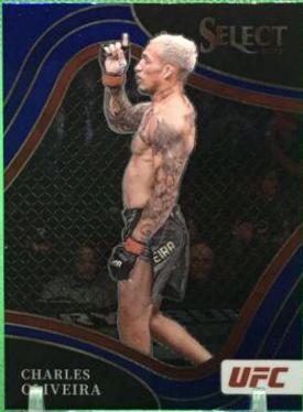 Charles Oliveira 2022 Panini Select UFC Octagonside #249 Blue