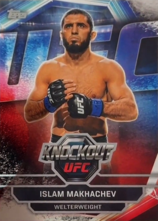 Islam Makhachev 2026 Topps Knockout UFC Base #20 Orange