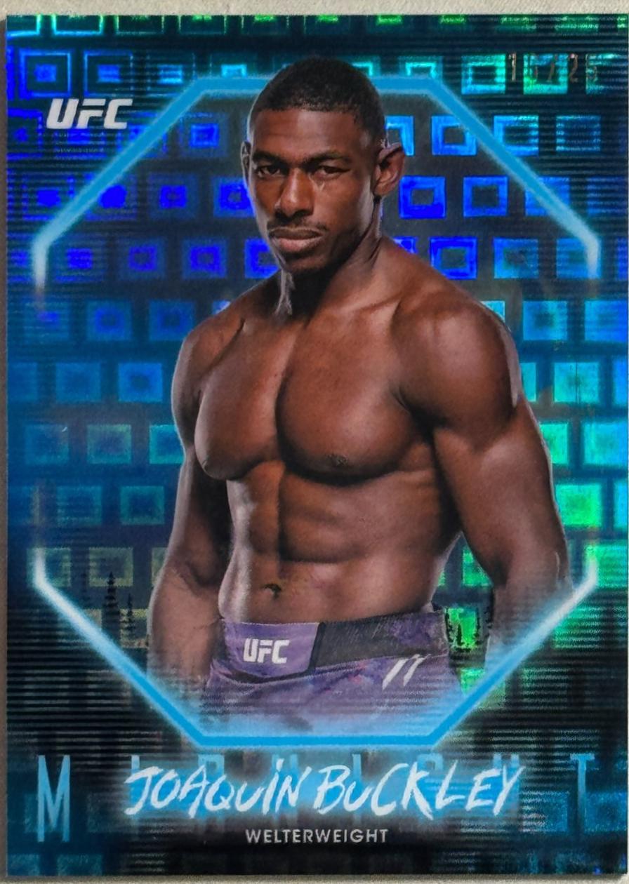 Joaquin Buckley 2025 Topps Midnight UFC Base #56 Moonrise