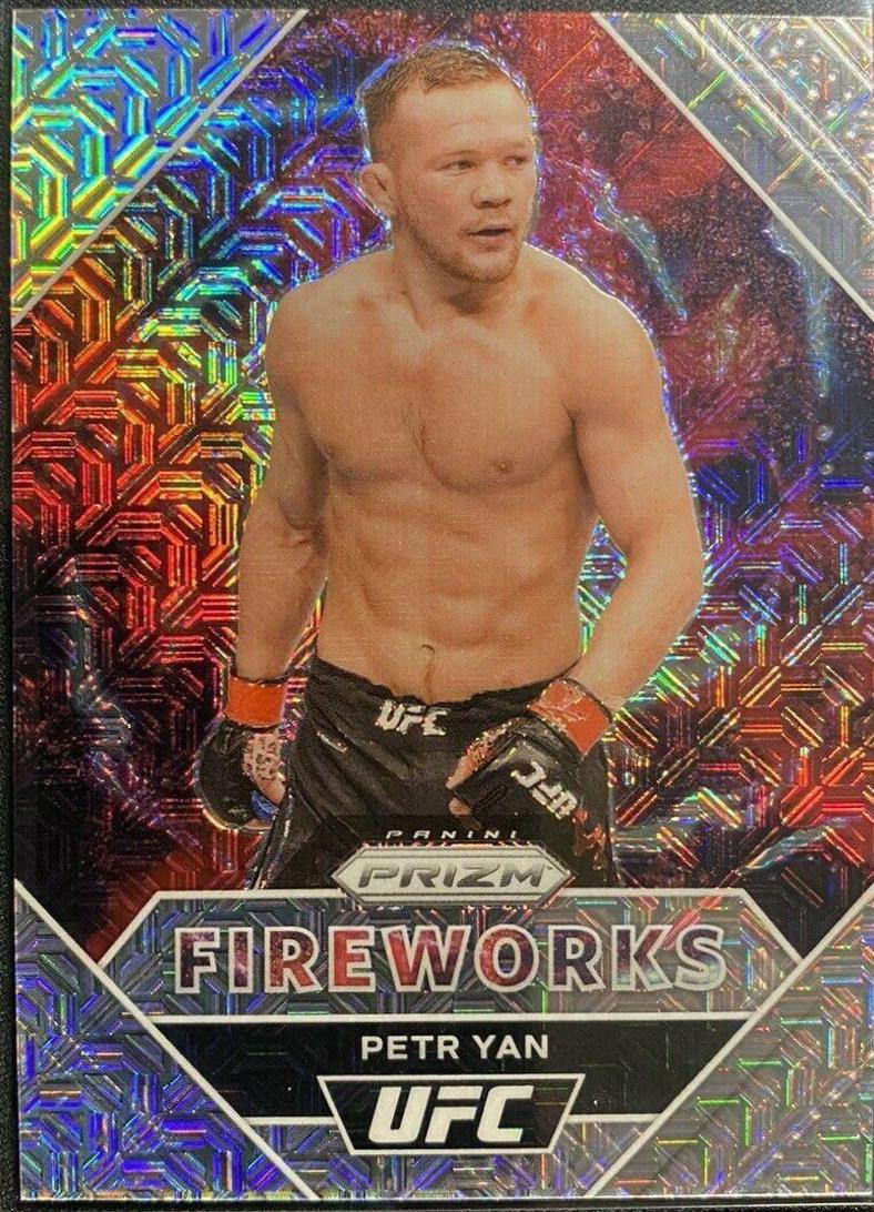 Petr Yan 2021 Panini Prizm UFC Fireworks #3 Mojo