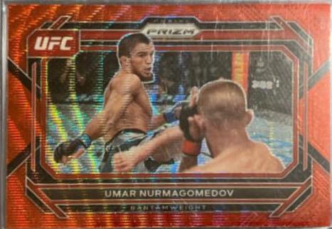 Umar Nurmagomedov 2023 Panini Prizm UFC Base #53 Ruby Wave