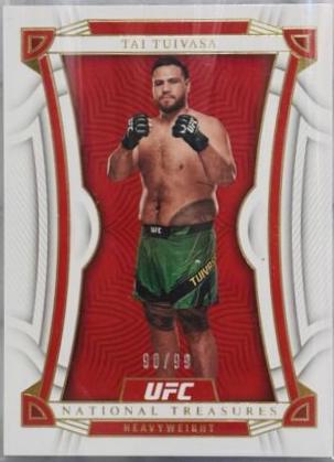 Tai Tuivasa 2023 Panini Chronicles UFC Base National Treasures #441 Green