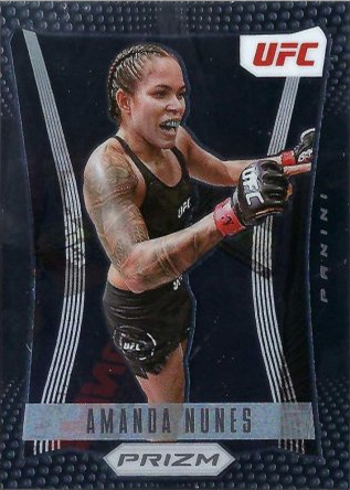 Amanda Nunes 2022 Panini Prizm UFC Prizm Flashback #20 Black