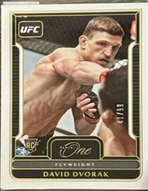 David Dvorak 2023 Panini Chronicles UFC Base One #482 Green