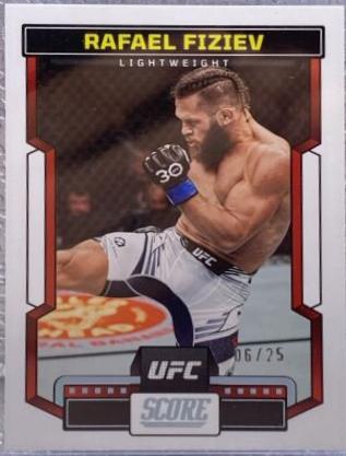 Rafael Fiziev 2023 Panini Chronicles UFC Base Score #193 Silver