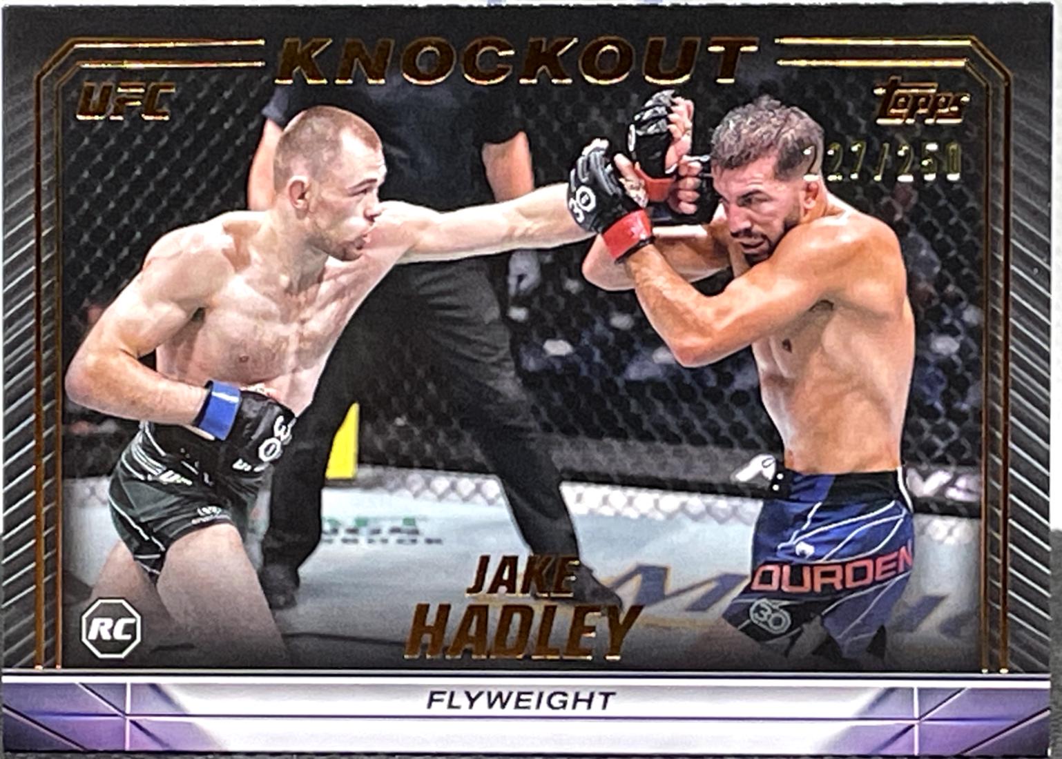 Jake Hadley 2024 Topps Knockout UFC Base #64 Bronze