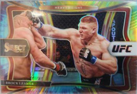 Brock Lesnar 2021 Panini Select UFC Octagonside #250 Tie Dye