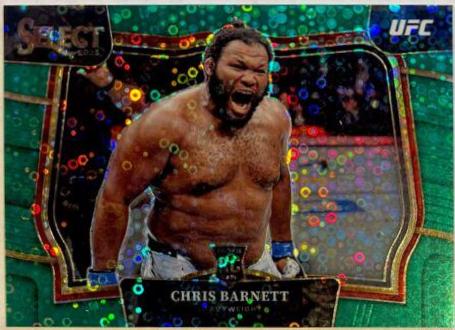 Chris Barnett 2023 Panini Select UFC Octagonside #246 Green Disco