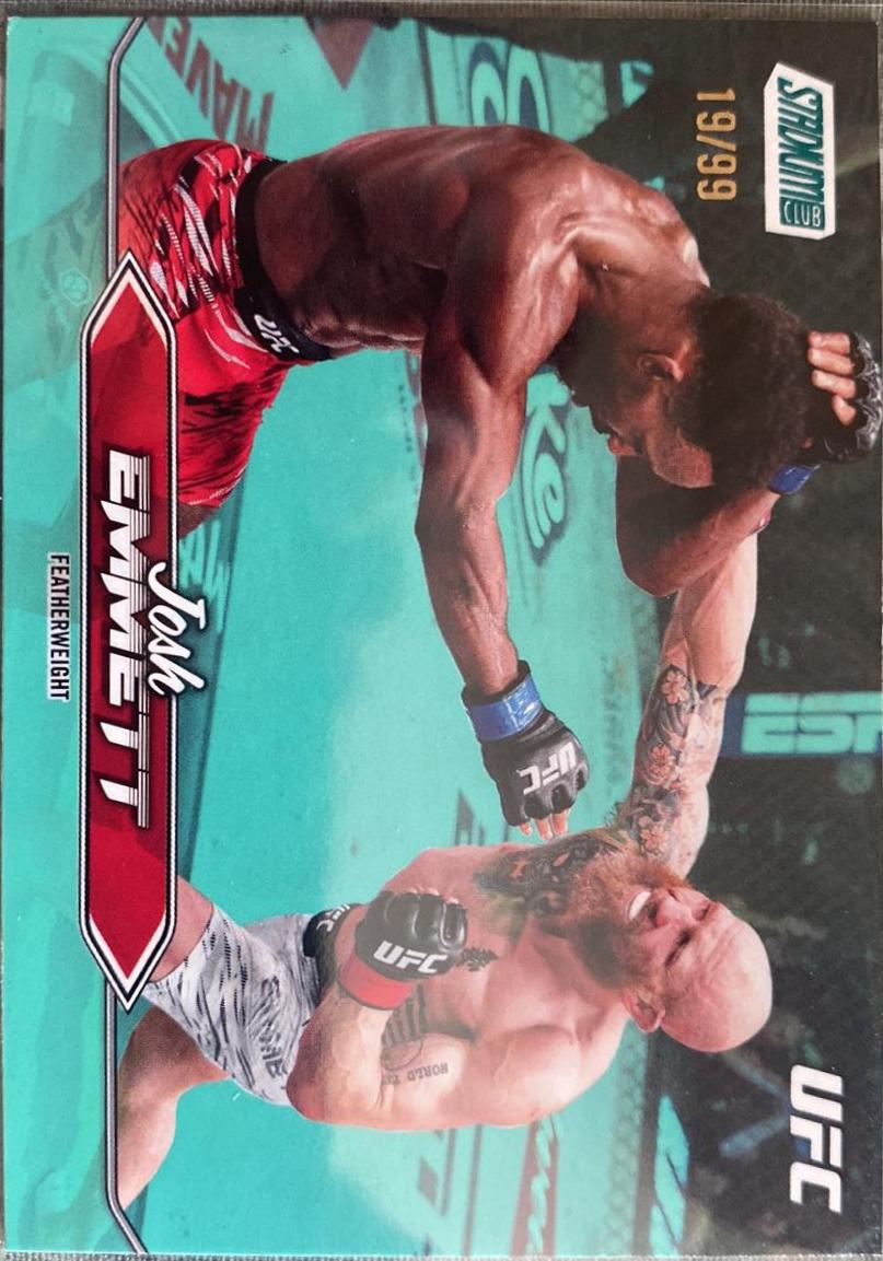 Josh Emmett 2025 Topps Stadium Club UFC Base #43 Green