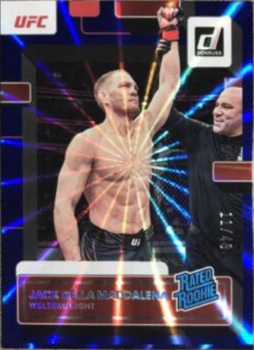 Jack Della Maddalena 2023 Panini Donruss UFC Base #208 Blue Laser