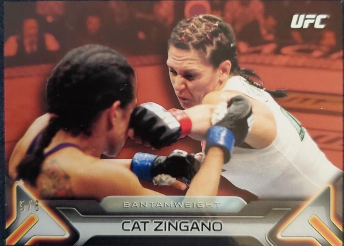 Cat Zingano 2016 Topps UFC Knockout Base #83 Red